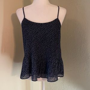 Abercrombie & Fitch Cami Blouse • Blue Floral